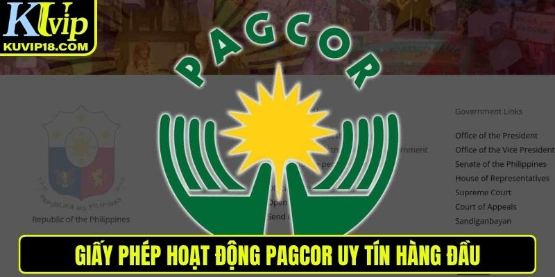 Giấy phép hoạt động PAGCOR uy tín hàng đầu