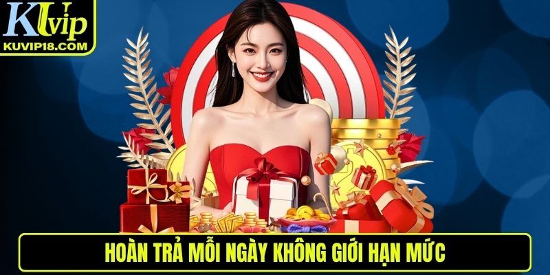 Hoàn trả mỗi ngày không giới hạn mức
