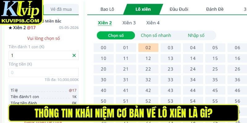 Khái niệm lô xiên là gì