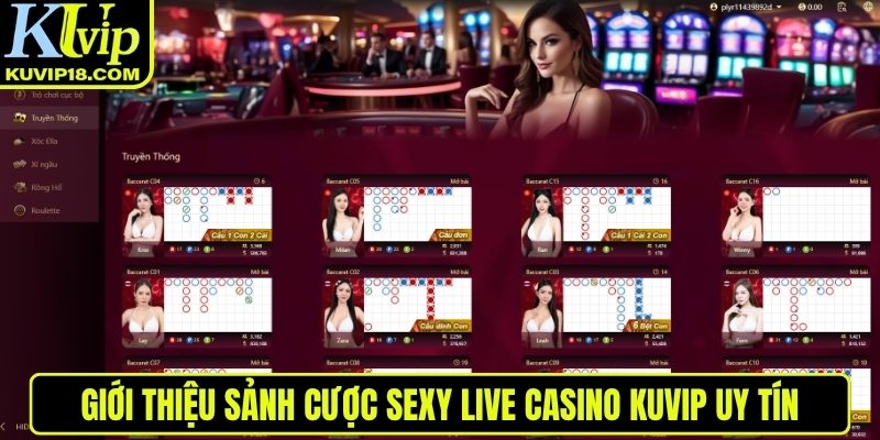 Giới thiệu Sexy live casino KUVIP uy tín